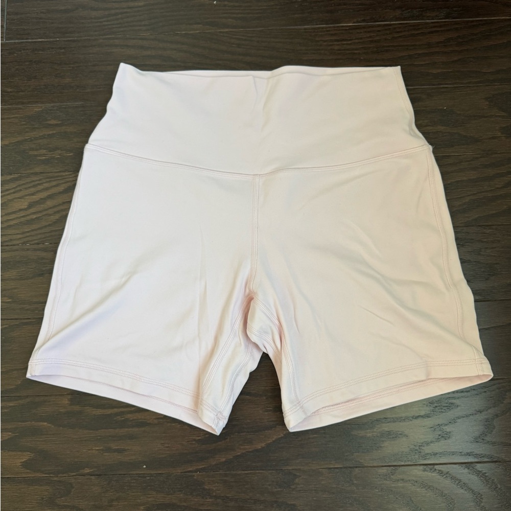 Lululemon Align HR 6inch biker shorts - strawberry milkshake